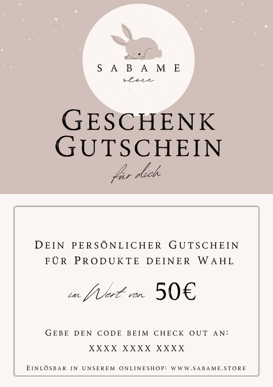 Geschenkgutschein